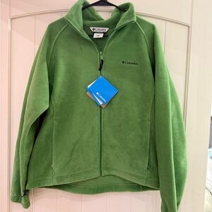 Columbia Women’s Green Full-Zip Fleece Jacket - NWT